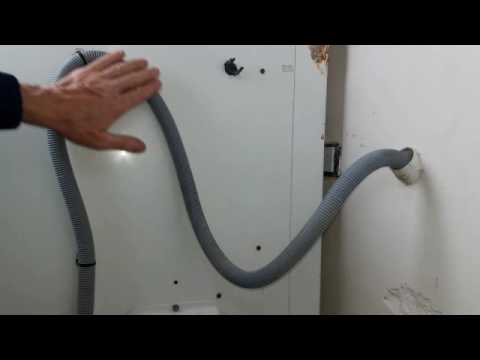 Cómo instalar el desagüe de la lavadora