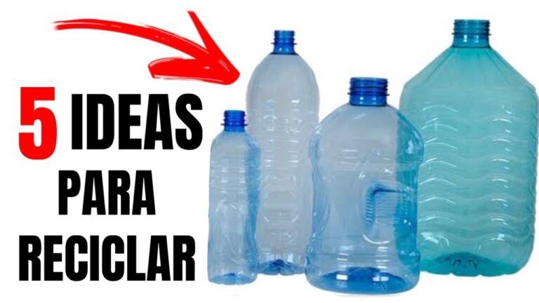 6 consejos para reciclar las botellas de plástico