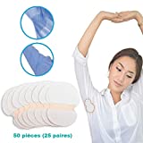 Almohadillas antitranspirantes StillCool, 50 almohadillas de sudor invisibles y cómodas para las axilas para mujeres hombres, envueltos individualmente