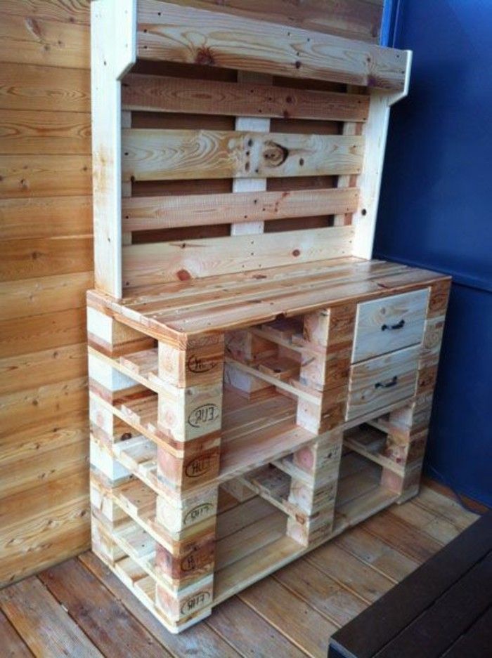 Hacer muebles con palés de madera
