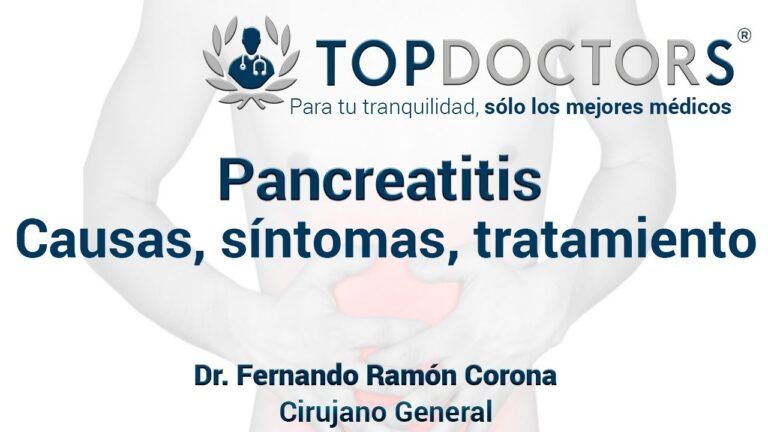 Pancreatitis: causas y tratamientos