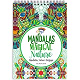 Colorya Mandala Magical Nature Edition - A4 - Libro para colorear para adultos - Mandalas para colorear Zen antiestrés - Libro para colorear - Empleo para adultos