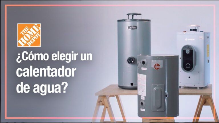 ¿Cómo elegir un calentador de agua?